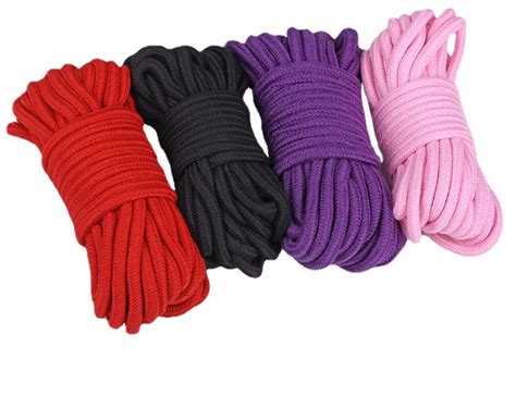 Hotsale M Soft Double Braided Cotton Bdsm Restraint Sex Bondage Rope Sex Bondage Rope And