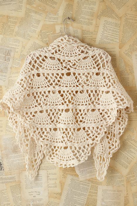 Chal Triangular Facil A Crochet Patrón Ganchilloganchillo