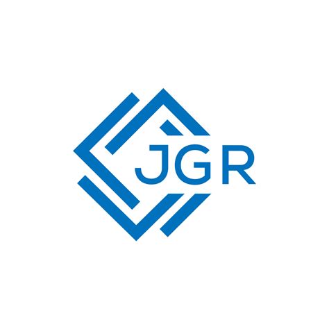 jgr creative circle letter logo concept jgr letter design