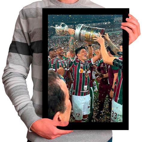 Quadro Grande Fluminense German Cano Taça Campeão Da Libertadores 2023