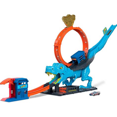 Hot Wheels Pista Mordida Do T Rex Dor Mi Brinquedos