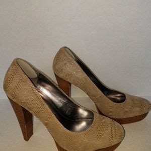 Calvin Klein Shoes Calvin Klein Nude Faux Snake Platform Pumps Poshmark