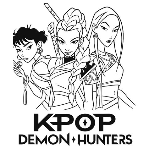 Dessin Kpop Demon Hunters Imprimer