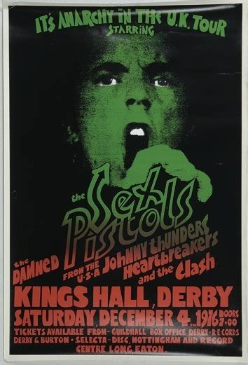 Sex Pistols Kings Hall Derby Poster