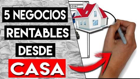 Top 5 Negocios En Casa Que Puedes Iniciar De Inmediato 🏠 Como