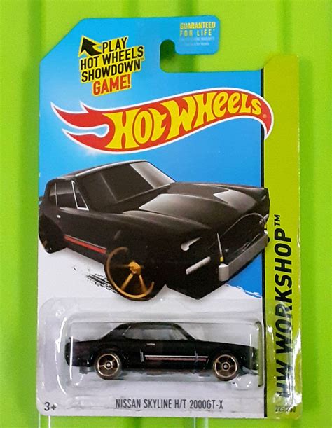 Hot Wheels Nissan Skyline H T Gtx Black Us Card Lazada