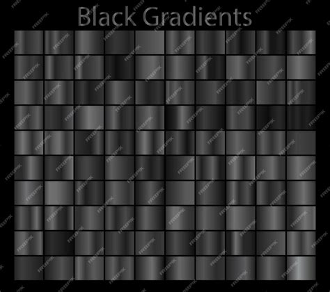 Premium Vector Black Gradients 100 Big Set Mega Collection Of Black