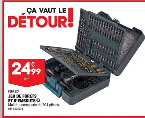 Promo Jeu De Forets Et D Embouts Ferrex Chez Aldi Icatalogue Fr