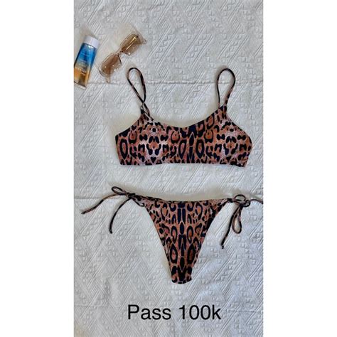 Thanh lý bikini da beo Shopee Việt Nam