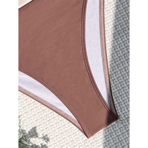 Bath High Waist Sexy Bikini Set High Waist Cross Swimsuit Bikini Cross High Waist Bikinis