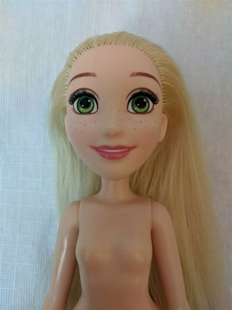 Disney Princess Tangled Rapunzel Hasbro Doll Nude For Play Ooak Open Lips