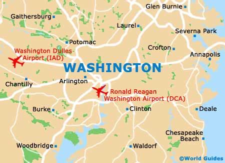 map  ronald reagan washington national airport dca orientation