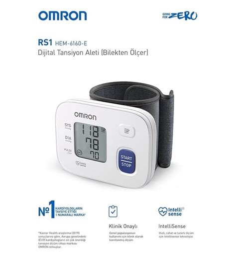 Omron RS1 Bilekten Ölçer Dijital Tansiyon Aleti
