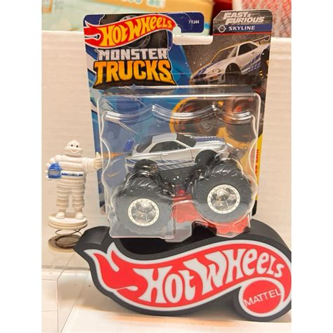 經典車模社 Hot Wheels 風火輪 大腳車 玩命關頭 Skyline GTR R 限量 全新吊卡未拆 蝦皮購物