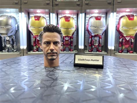 Marvel Avengers End Game Hot Toys Scale Mms D Tony Stark Iron Man Mk Head Sculpt