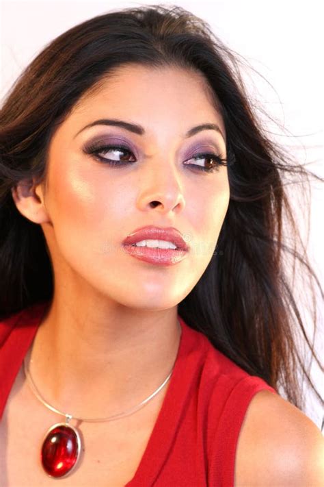 De Schoonheid Van Latina Stock Foto Image Of Mexicaans