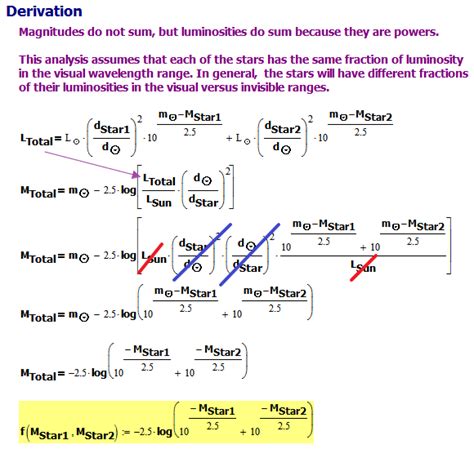 Apparent Visual Magnitude of Binary Stars | Math Encounters Blog