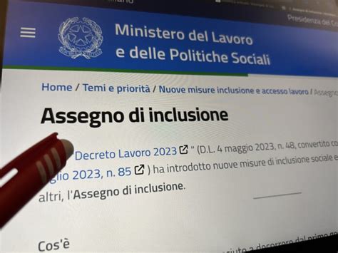 Assegno Di Inclusione Ecco Quando Fare Domanda Tuttolavoro