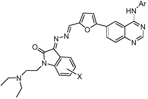 Isatin derivative synthesized by N-substituted isatin hybrid ...