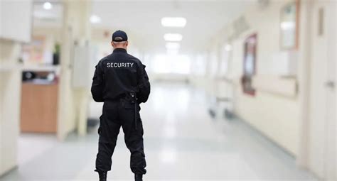 healthcare facility security guard services