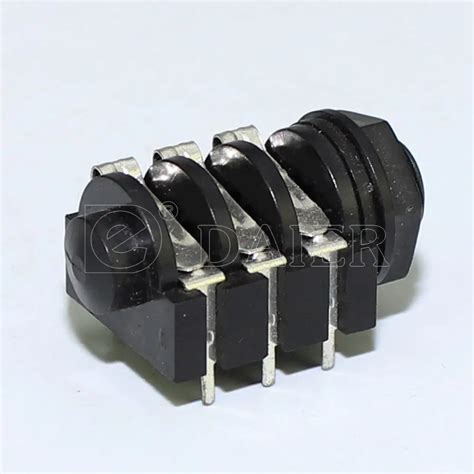 10 шт. PCB Панельное крепление 6 Pin 1/" 6,35 мм Женский стерео разъем ...