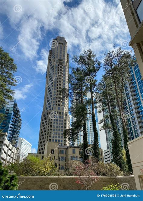 Condominiums and Corporate Buildings in the Buckhead District of