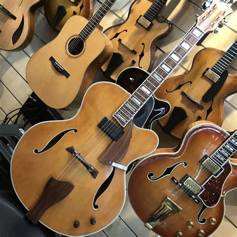 Welker Blonde Carved Archtop Jazz Guitar W Set HB Case Guitars N Jazz