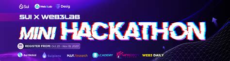 Sui X Web3lab Mini Hackathon Hackathon Dorahacks