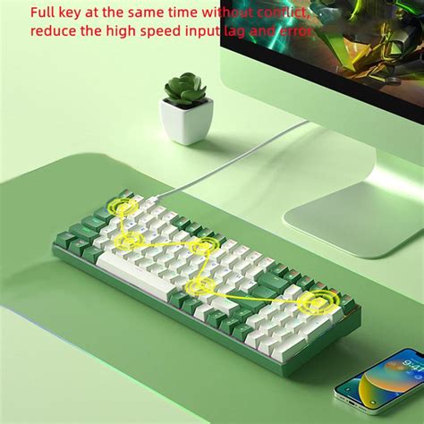 Jomaa Jomaa 100 Keys Type C Wired Mechanical Keyboard Rechargeable Rgb