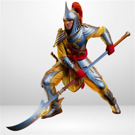 Hot Goblin 男性兵士F ポールアーム装備 ミニチュア ホットゴブリン