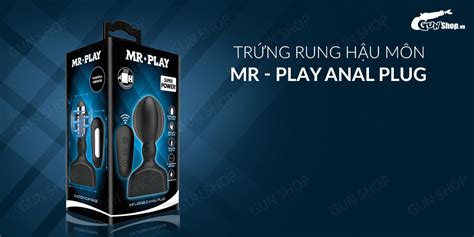 Trứng rung hậu môn Mr Play Anal Plug 12 Chế Độ Rung