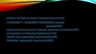 Pneumonia PPT