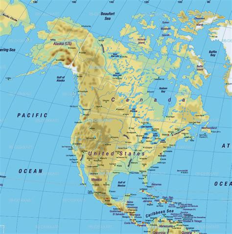 Facile Cartina Nord America Fisica Idee Cartina Geografica Mondo