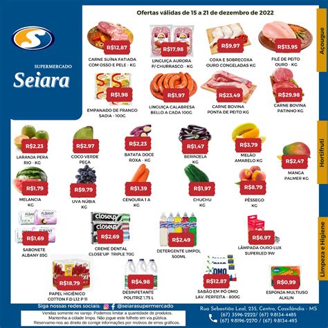 Seiara Supermercado Econ Mico Confira O Novo Folheto De Ofertas