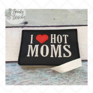 I Love Hot Dads Mini Notebook Cover