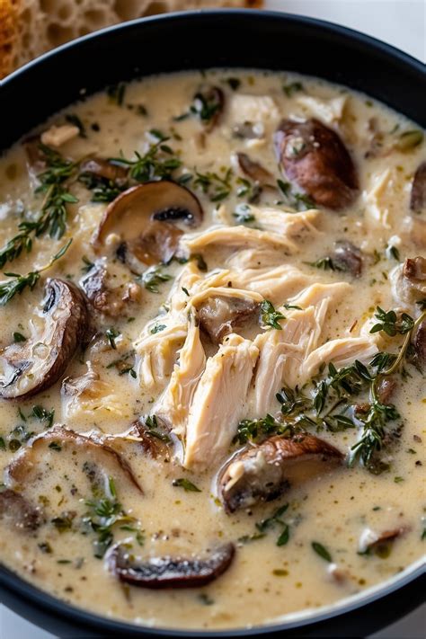 Rotisserie Chicken Mushroom Soup Recipe