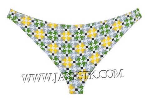 Men S Pouch Bikini Briefs Thong Bottom Brief Back Printed Spandex Underwear MUS206