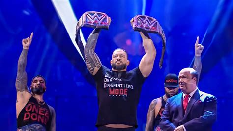 Roman Reigns Entrance As The Wwe Undisputed Universal Champion Raw