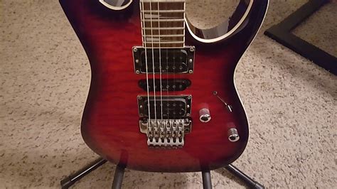 Ibanez Rg4exqm1 2000s Red Quilted Maple Reverb