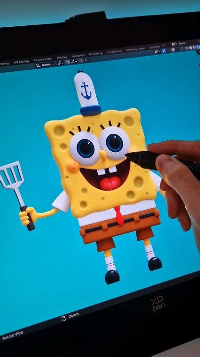 3d Spongebob🪼 Youtube