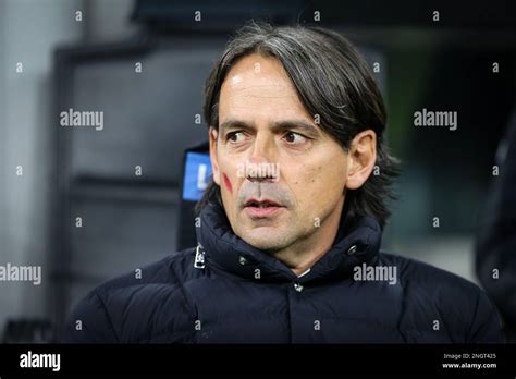 Simone Inzaghi Inter Head Coach Stock Photo Alamy