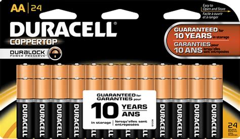 Customer Reviews Duracell Coppertop Aa Batteries 24 Pack Mn1500b24 Best Buy