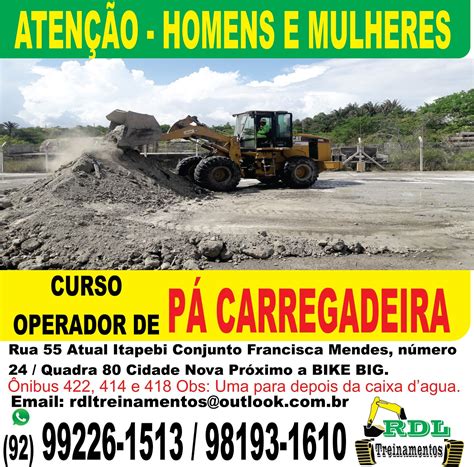 Curso Para Operador De P Carregadeira Curso De M Quinas Pesadas