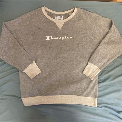 Champion Mens Sweatshirt Depop