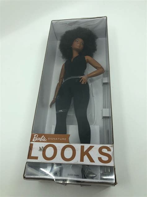 Barbie Signature Looks Doll Curvy Brunette Fully Posable Fashion Damaged Box