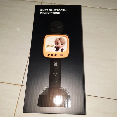 RUSH SALE Tinytan Dual Bluetooth Microphone Jimin Sealed On Carousell