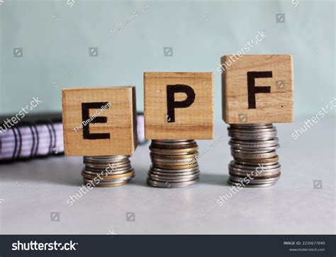 Stands Employees Provident Fund Epf Concept Stock Photo 2230677849