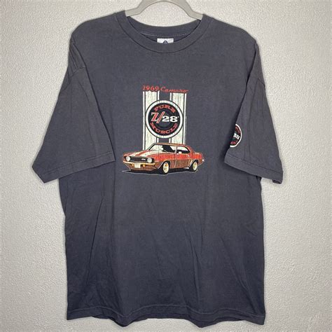 Vintage 1969 Camaro Pure Muscle Z28 Shirt Mens Xl Gem