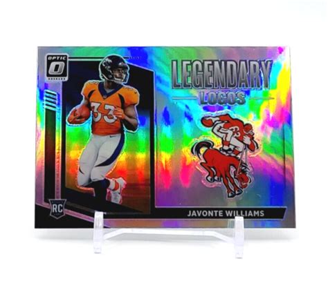 Javonte Williams Rookie Legendary Logos Silver Prizm Panini