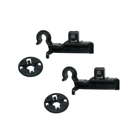 2 Set Car Hood Prop Rod Clips Grommet Plastic Bonnet Stay Holder For